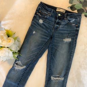 Garage Distressed Skinny Jeans